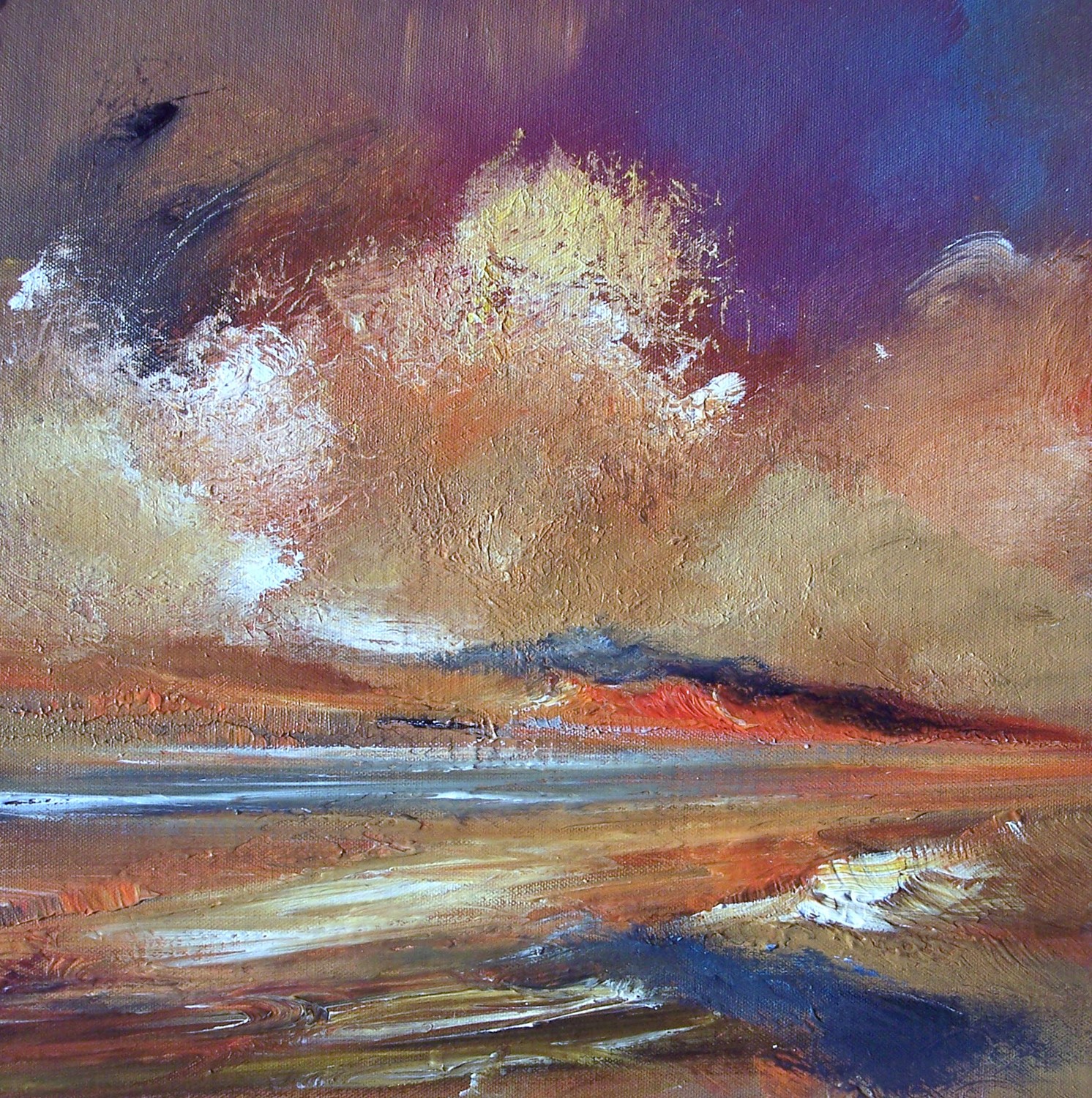 'Edging into Night' by artist Rosanne Barr
